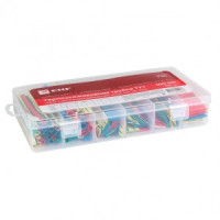 EKF Набор ТУТ бокс: 5 цветов (4/2, 6/3, 8/4, 10/5, 12/6, 20/10) 105шт. 100мм. PROxima tut-n-5-r