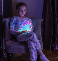 Uniel Фигура новогод. св/д &quot;Брильянт&quot; 16x22x22см 100LED 3xAA (не в/к) радужный ULD-R507 3АА DIAMOND