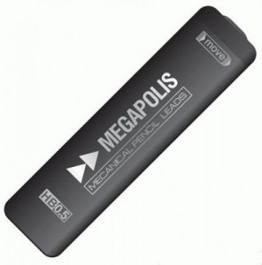 Грифель запасной ERICH KRAUSE "Megapolis", HB, 0,5мм, 20 шт., 20345