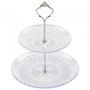 Фруктовница 2 яруса CAMILLA блюдо 200/250мм (пластик) 103799 Mallony