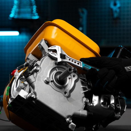 Ключ разводной, 200 мм, CrV, двухкомпонентная ручка Gross