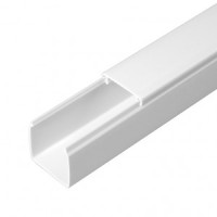 Промрукав Кабель-канал белый 2-й замок в п/э 25х25 (48м/уп) 0625251