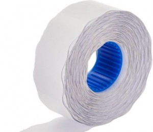 этикет лента 26х16 белая волна 1000шт/рул 10рул/уп 72150