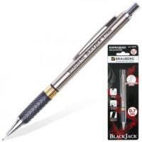 Карандаш мех. BRAUBERG &quot;Black Jack&quot;, метал. корпус, 0,7мм, 180467
