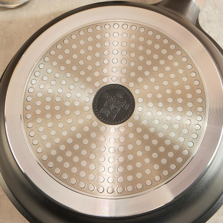 SATOSHI Карнуа Сковорода литая d28см, антипригарное покрытие Мрамор, индукция