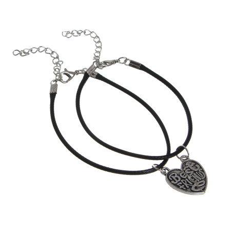 Браслет парный 2шт, d7,5 см, сплав, БЖ25-35