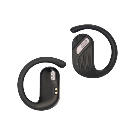 BY Наушники беспроводные OWS Герои КОНЁК с возд. проводимостью, пластик, чёрный, BT5.3, 50/500 mAh.