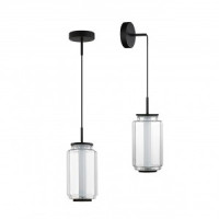 ODEON LIGHT 5409/11L HIGHTECH ODL_EX24 черн/прозр/мет/стекло/акрил подвес LED 11W 3000K 720lm JAM