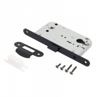 Замок врезной без ц/м АЛЛЮР АРТ 5300-P BL матовый черный (40)