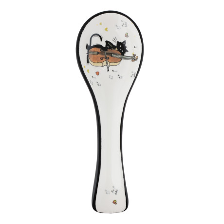 MILLIMI Котейка Подставка для ложки, 22x7x2,5см, керамика