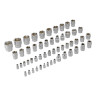 Набор инструментов, 1/2", 1/4", 3/8", CrV, S2, пластиковый кейс, 144 предмета Denzel