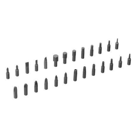 Набор инструментов, 1/2", 1/4", 3/8", CrV, S2, пластиковый кейс, 144 предмета Denzel