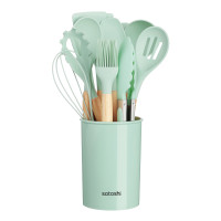 SATOSHI Аллон Набор кухонных принадлежностей 12пр., зеленый, силикон
