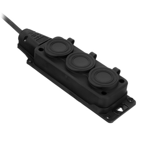 Удлинитель-шнур силовой Top Series, КГТТ, 20м, 3 розетки, 3 x 2,5 мм Denzel