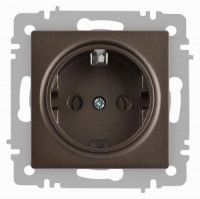 ЭРА Intro Accent мех. роз. СУ 1 мест. (земля), 16А 250В, бронза 6-202-08
