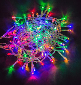 Гирлянда-нить 100LED RGB 6,5м 8реж. Прозр.пвх NGF-S01-100RGBY-5-6.5m-230-C8-TR-IP20 Navigator 80667