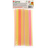 GRIFON Трубочки для напитков, 50 шт, в п/эт,уп, 24 см ф0,8, цветные