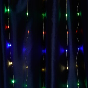 Feron Гирлянда-занавес Водопад 200LED 2x2м мультиколор IP20 сетевой шнур 3м CL26 48597