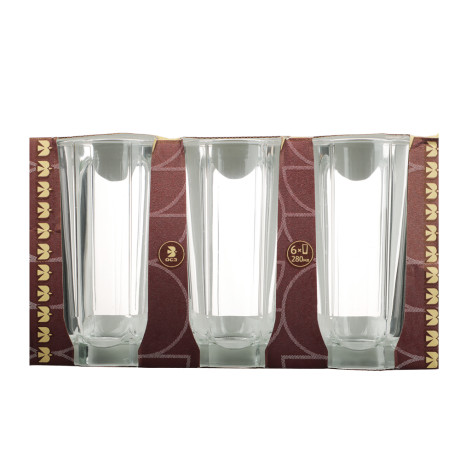ОСЗ Стиль Набор стаканов высоких 6шт 280мл, стекло