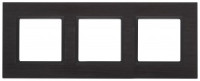 ЭРА 14 Elegance рамка СУ 3 мест.металл, черный+антр 14-5203-05 5893