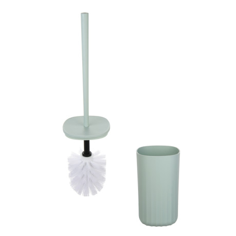 Ёрш для унитаза тм VETTA Сидней, пластик, PP, оливковый, 9,5x39,5см