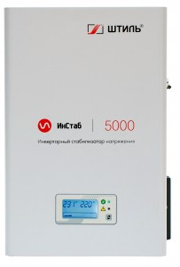 ШТИЛЬ стабилизатор инверторный IS5000, настен. 1ф. 5кВА/4,5кВт Uвх 90-310В, Uвых.рег 220-230В IS5000
