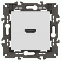 ЭРА Elegance мех. роз. СУ 1 мест. HDMI белый матовый 14-3114-01М 65776