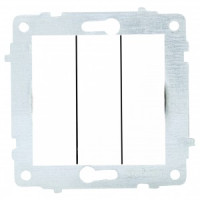 OVIVO мех. выкл. СУ 3 кл. 10А белый (ко всем рамкам) 600-000201-254