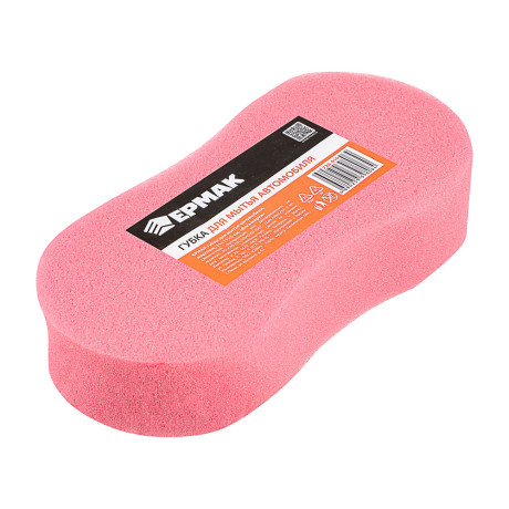 ЕРМАК Губка для мытья автомобиля, поролон, 21х11х5см, Восьмерка