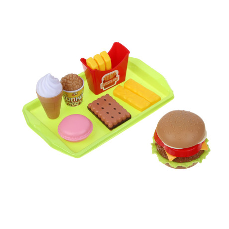 ИГРОЛЕНД Набор игровой "Кафе", 5-9пр., ABS, 19, 5х26х5см, 3 дизайна