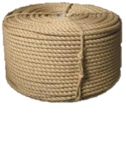 Канат ДЖУТОВЫЙ бобина (25кг) цена за 1кг 10мм