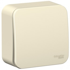 Systeme Electric BLANCA выкл. ОУ 1 кл. 10А молоч. (пл.осн., с самовозвр., изол.пл.) BLNCA101012 (5!)