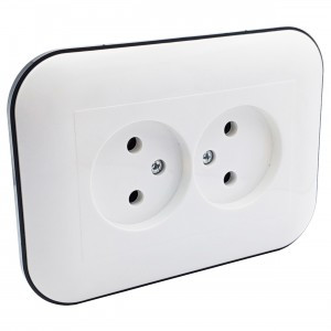 OVIVO роз. СУ 2 мест. LOFT белый/черный 404-010308-908