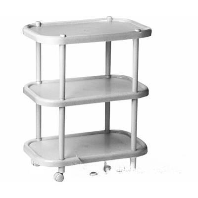 Полка овальная (3 секции) мраморный М2716