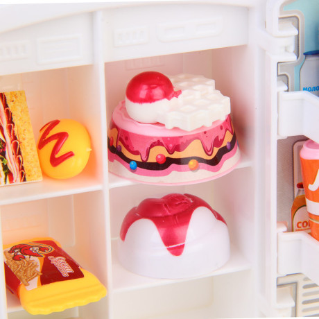 ИГРОЛЕНД Набор игровой, холодильник с продуктами, 24x6,8x24 см, ABS