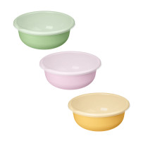 Ботаника Миска с крышкой 1,2л, пластик, 3 цвета