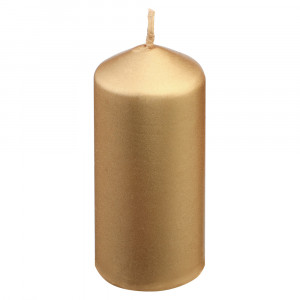 Свеча столбик 5х12 см, лакированный, парафин, 6 цветов