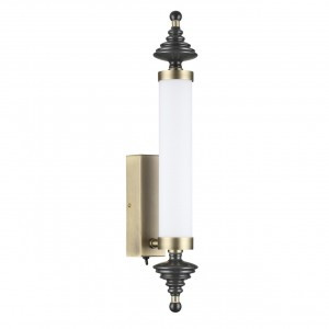 ODEON LIGHT 5404/17WL L-VISION ODL_EX25 97 бронзов.брашир../чер/стек/кер. Бра LED 17W 3000K ULA