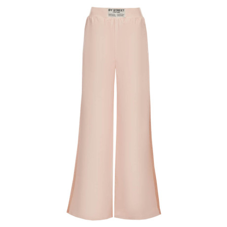 Брюки , экокожа, унисекс, розовый, разм.L