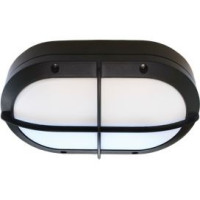 Ecola B4148S св-к матов.овал решет.черный алюм.2*GX53 IP65 215х135х65 FB53LSECS