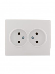 Lezard KARINA роз. СУ 2 мест. 16А  керамика бел. (корп. ABS) 707-0200-128