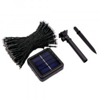 ARTELAMP гирлянда-нить уличн. солн..бат. IP54 100LED 12м 3000K 2K черн.провод TWINKLE A8412IN-100YL