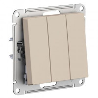 Systeme Electric AtlasDesign мех. выкл. СУ 3 кл. песочный (пл.осн.) ATN001231 (5!)
