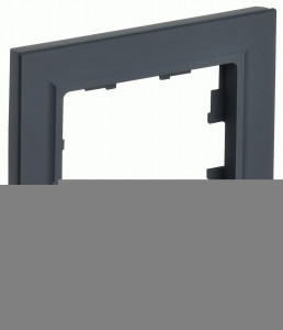 IEK BRITE Рамка СУ 1 мест. РУ-1-БрГ графит BR-M12-K53