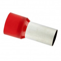 EKF Наконечник штыревой втулочный изол. НШвИ 95-25 красный (уп.50шт, цена за уп) nhvi-95.0-25
