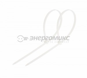 REXANT хомут нейлоновый белый 4,8х200 (уп. 100шт., цена за уп.) (10!) 07-0200-5