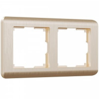 Werkel рамка СУ 2 мест. Stream (шампань) (WL12-Frame-02 a034612)W0022111 a051263