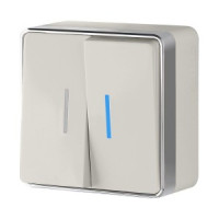 Werkel выкл. ОУ 2 кл. 10A (инд.) Gallant (слоновая кость) (WL15-03-03 a036778)W5020103 a051550