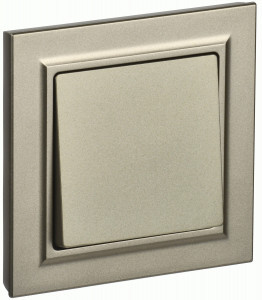 IEK BRITE выкл. СУ 1 кл. 10А, 230В, шампань ВСР10-1-0-БрШ BR-V10-0-10-K37-F