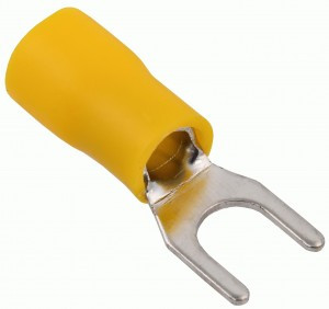 IEK GENERICA наконечник изолир. НВИ 5,5-5 вилка 4-6мм желтый (100шт) UNL10-006-6-5-G